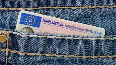 Führerschein in der Hosentasche